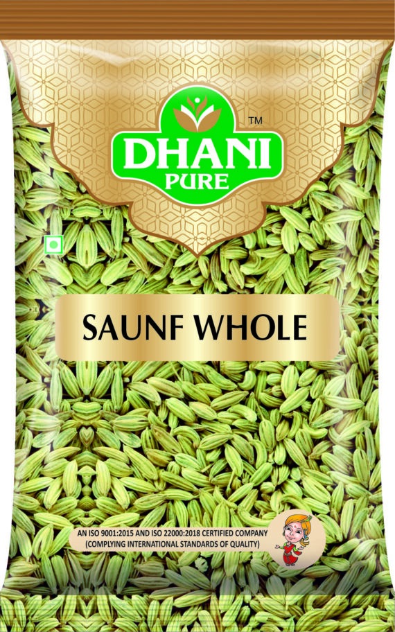 DHANI PURE SAUNF WHOLE, 100g