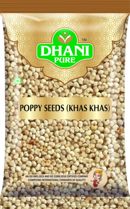 DHANI PURE POPPY SEEDS / KHAS KHAS, 100g